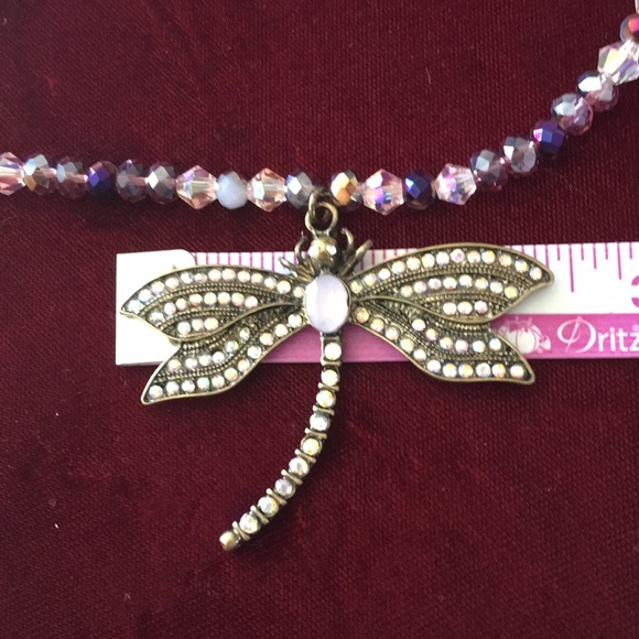 DragonFly Necklace Handmade - Picture 6 of 8